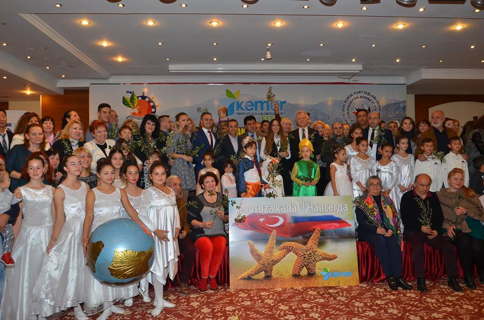 Kemer’de Türk- Rus Dostluk Buluşması Muhteşemdi