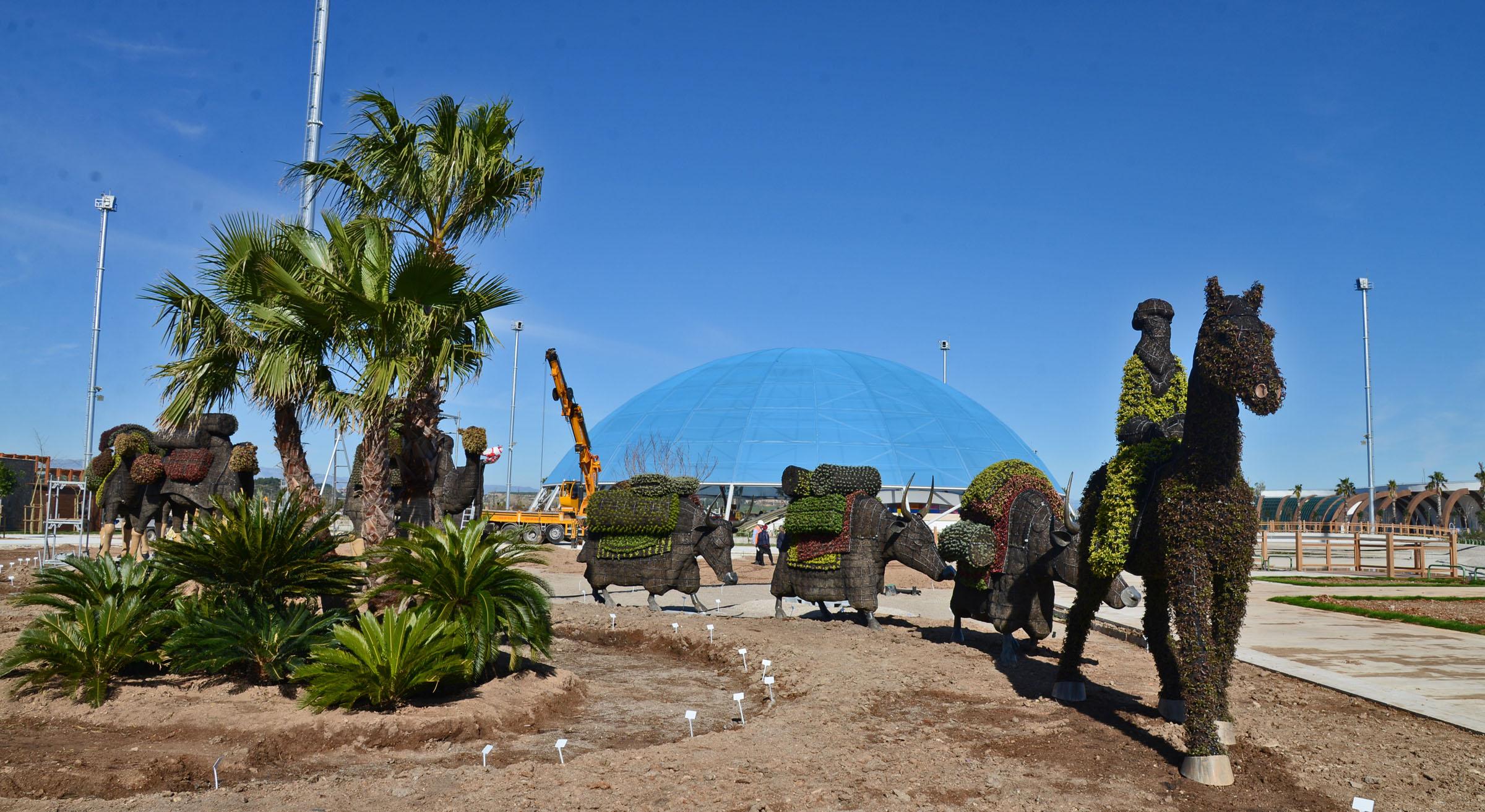 Dünyanın en büyük canlı bitki heykel sergisi EXPO 2016’da