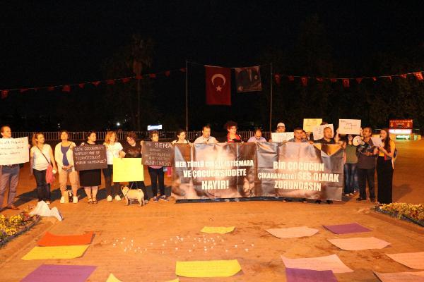 Antalya’da cinsel istismar protestosu