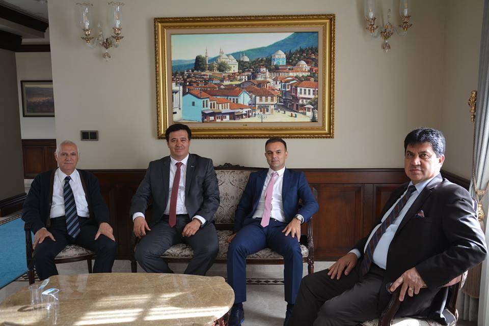 Başkan Gül, Bursa Valisi Karaloğlu’nu Makamında Ziyaret Etti