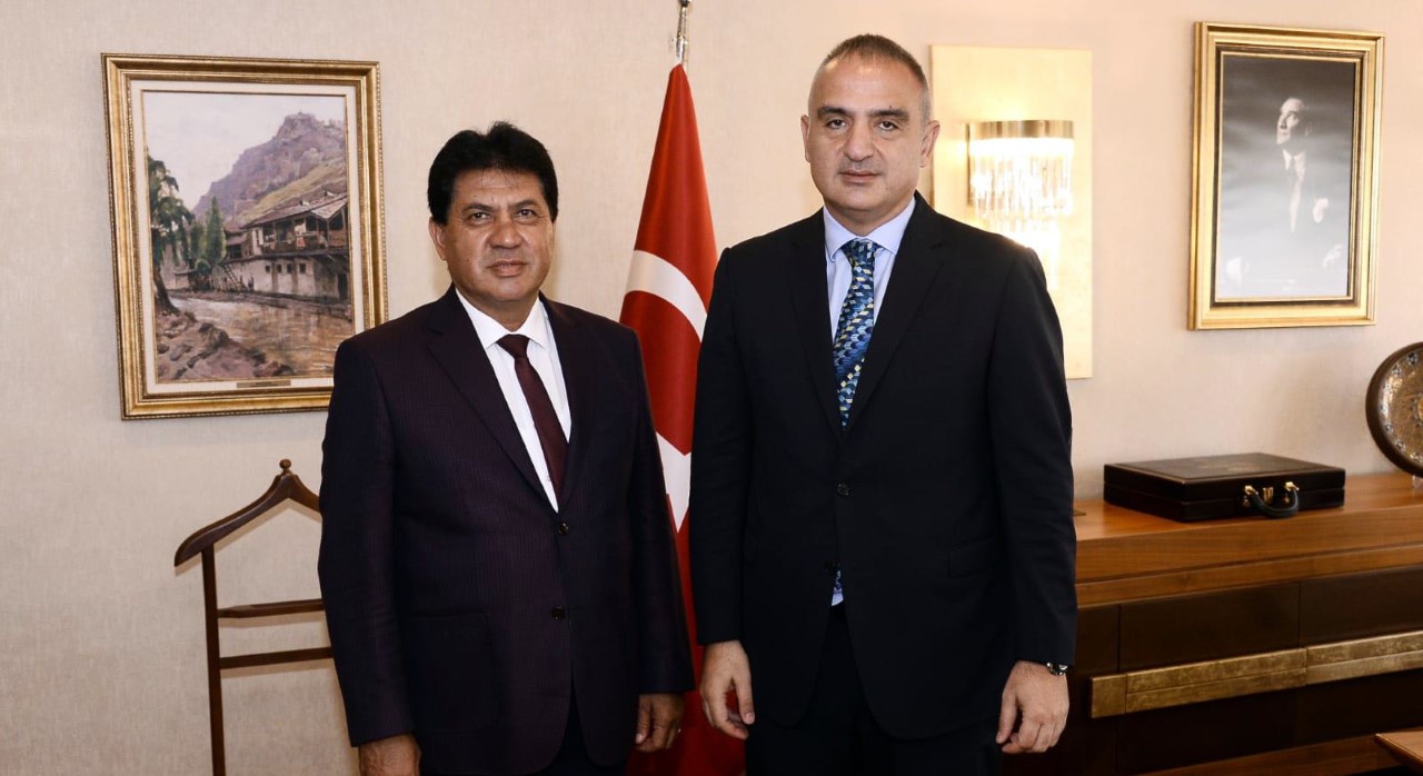 Başkan Gül’den Kültür ve Turizm Bakanı Ersoy’a ziyaret