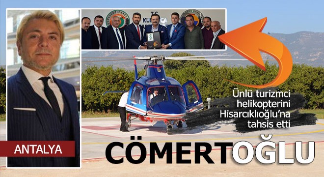 Hisarcıklıoğlu’nun helikopteri turizmciden