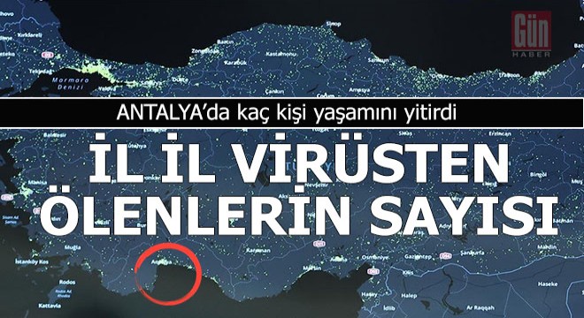 Antalya’da kaç kişi yaşamını yitirdi?