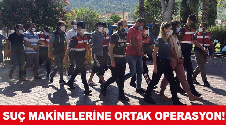 KEMER’DE POLİS VE JANDARMADAN ORTAK OPERASYON