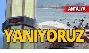 Antalya’da yılın en sıcak günü yaşandı