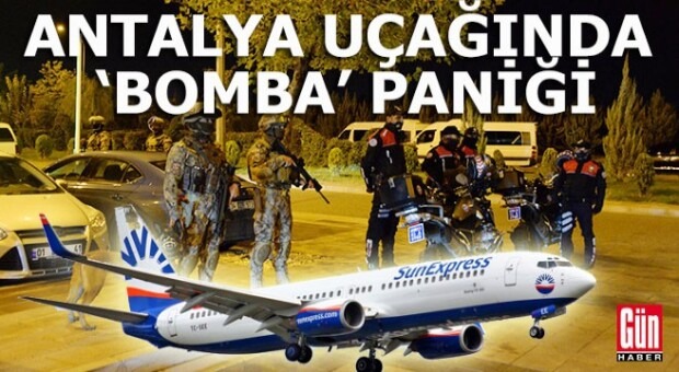 Uçak’ta ‘Bomba’ dedi, polis harekete geçti