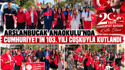 ARSLANBUCAK ANAOKULU’NDA CUMHURİYET’İN 103. YILI COŞKUYLA KUTLANDI AK Parti Kemer