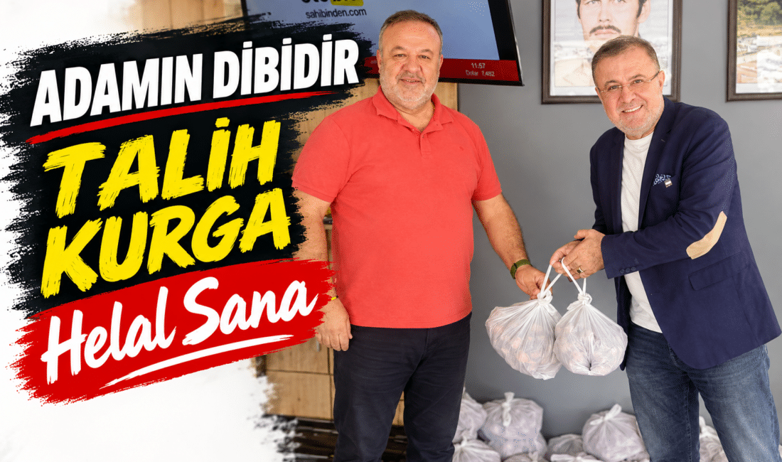 Kemer’de paylaşmanın güzel örneği! İş insanı ve turizmci Talih Kurga,