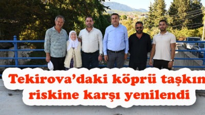 Kemer Belediyesi Fen İşleri Müdürlüğü ekipleri, Tekirova Mahallesi'nde şiddetli yağışlarda