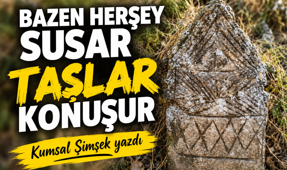 BAZEN HERŞEY SUSAR TAŞLAR KONUŞUR   Tarih boyunca çok geniş