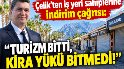 KEMER’DE ESNAFIMIZ İÇİN KİRA İNDİRİMİ ÇAĞRIMIZI YİNELİYORUZ
